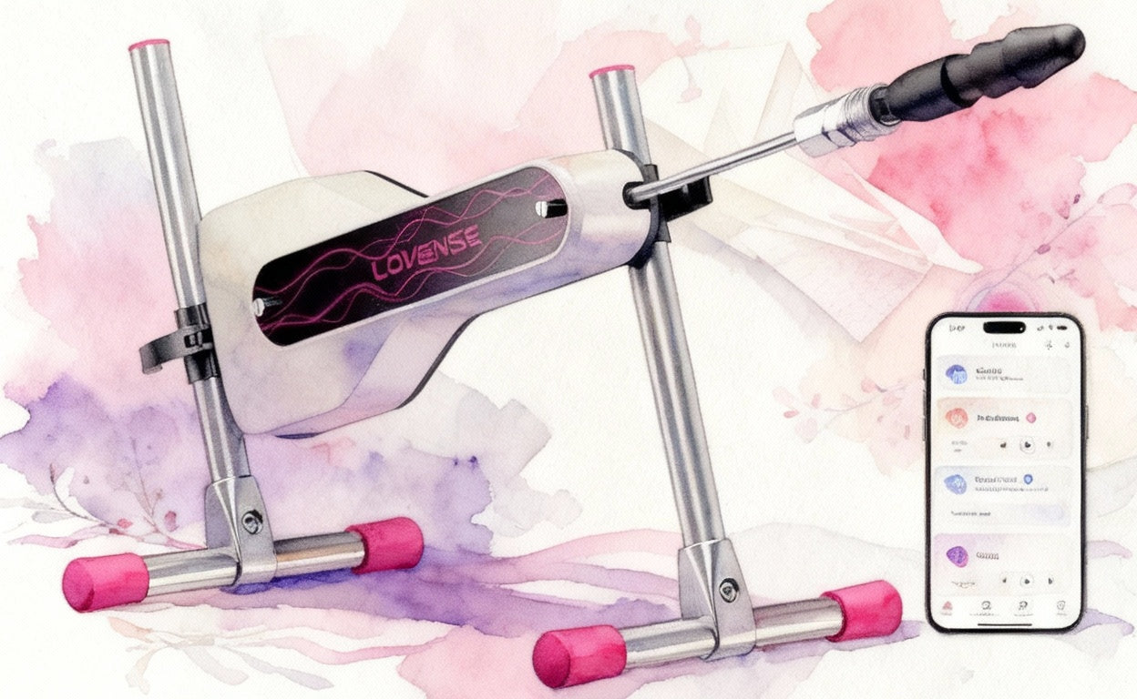 LOVENSE  Fickmaschine mit App Fernbedienung + Adapter